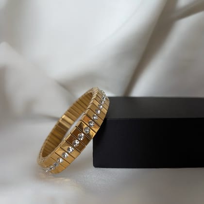 Antica gold stones-Stainless Steel