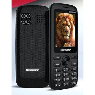 Karbonn  kx51pro ( Dual Sim, 2.4 Inch Display, 1800 mAh Battery, Midnight Black)