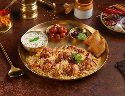 Chef's Special Chicken Biryani Thali