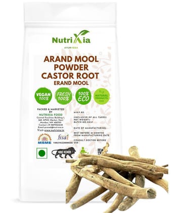 Nutrixia Food Arand Mool Powder- Castor Root - Arandi Jadd - Erand Mool Powder 250 gm
