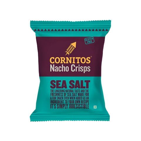 Cornitos Sea Salt Nacho Chips, 150 gm Pouch