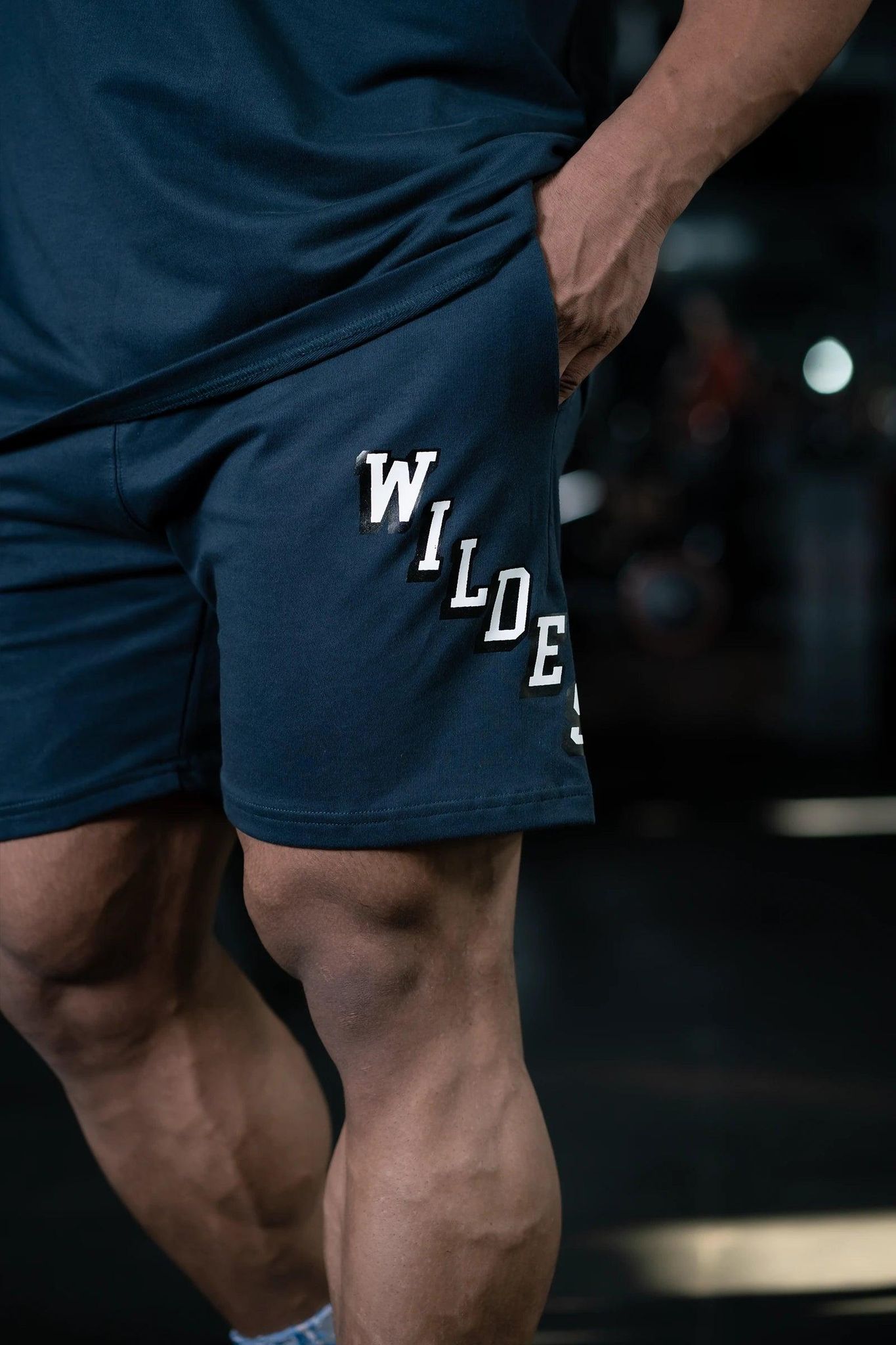 JOURNEY WILDES GUARDIAN SWEAT SHORTS (REGAL BLUE METALLIC)-S