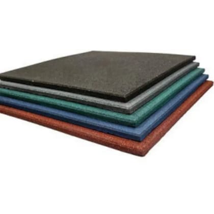 Rubber Flooring Mats at Best Price in India-Black / 10mm
