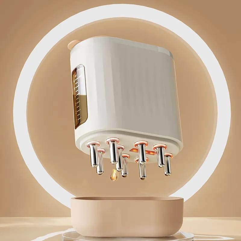 Olsic Red Light Therapy For Hair Smart Electric Scalp Massager and Hair Oil Applicator & massager for Scalp With LED Red Light Therapy