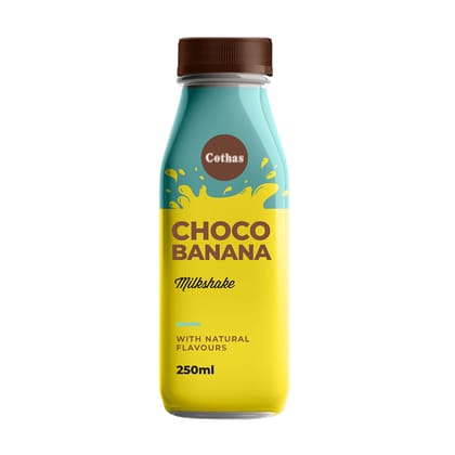 Cothas Choco Banana Milkshake, 250 ml
