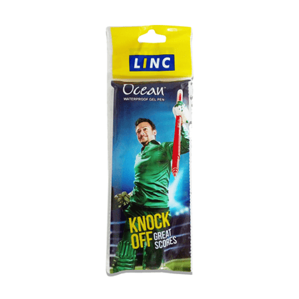 Linc Ocean Waterproof Blue Gel Pen (Pack Of 5)