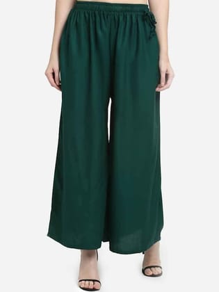 Regular Flared Ethnic Palazzos