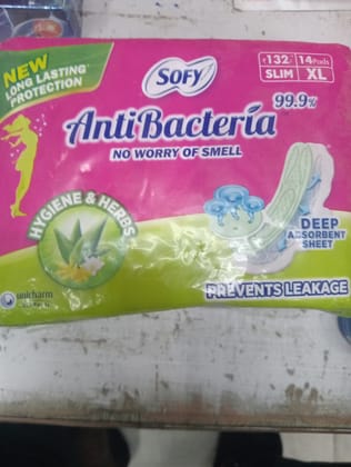Sofy Antibacteria No worry of smell Slim xl 