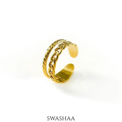 Tonia 18K Gold Plated Ring