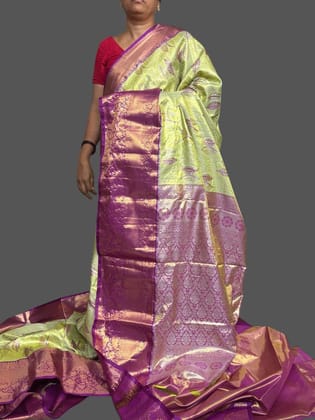 PURE SOFT SILK SAREE TISSUE SARI