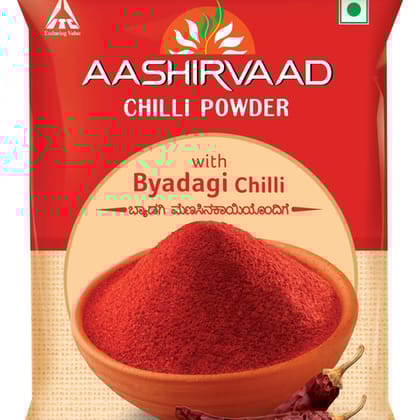 Aashirvaad Chilli Powder With Bydagi Chilli 100 gm Pack