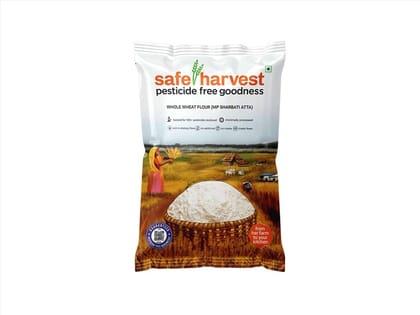 Safe Harvest Whole Wheat Atta 5kg - Sharbati