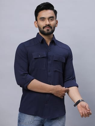 Men Relaxed Opaque Casual Shirt