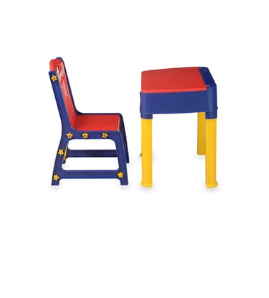 Dimazo Baby Study Table |Kids Junior Study Table & Chair |Red, Blue & Yellow