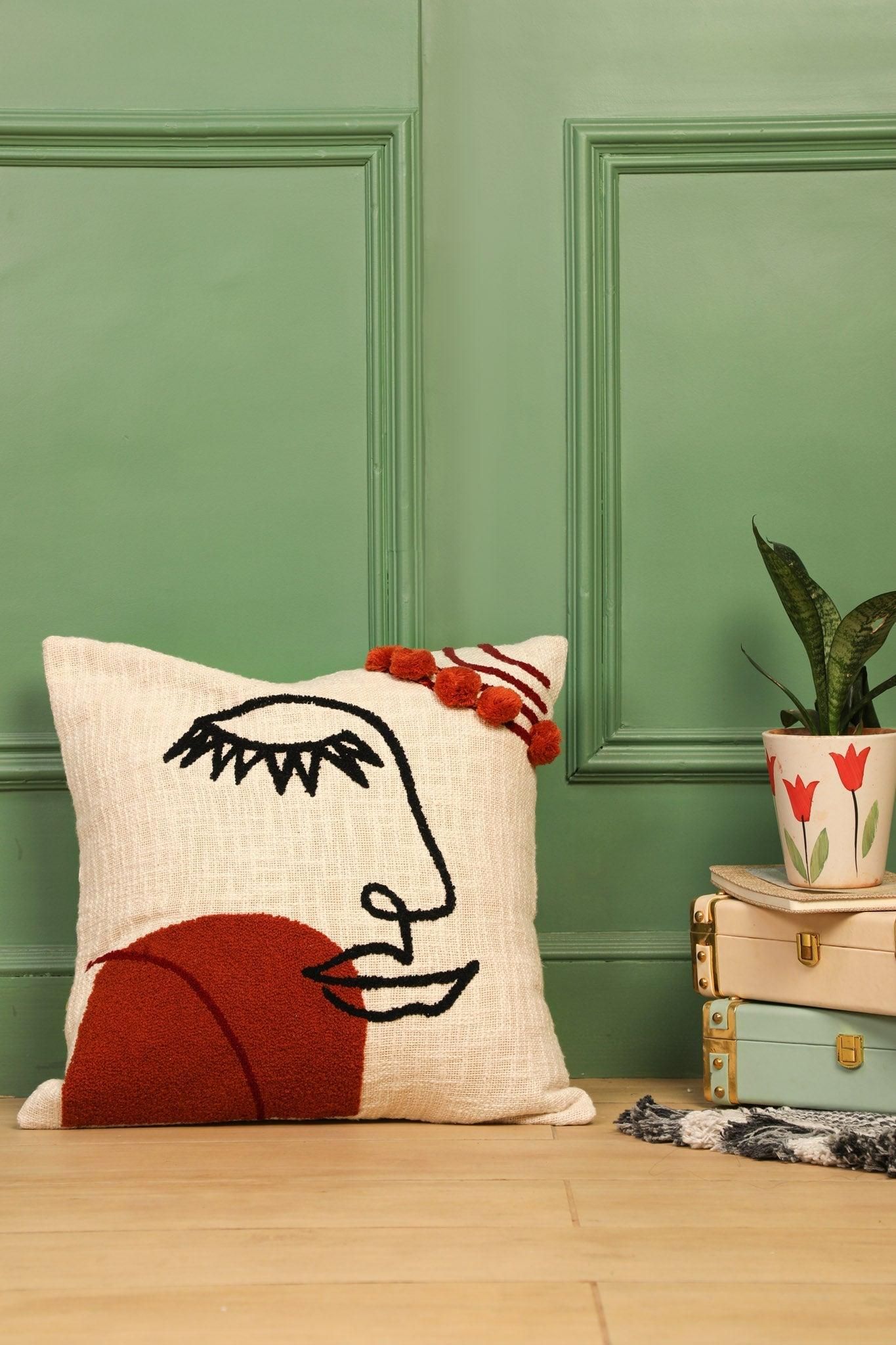 Bliss Sleep Cushion Cover - Handmade-Single Piece / 45 x 45