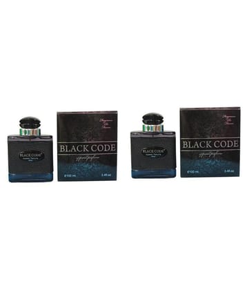 St Louis Black Code Apparel Perfume 100 ml each, (Pack of 2) - 100ml