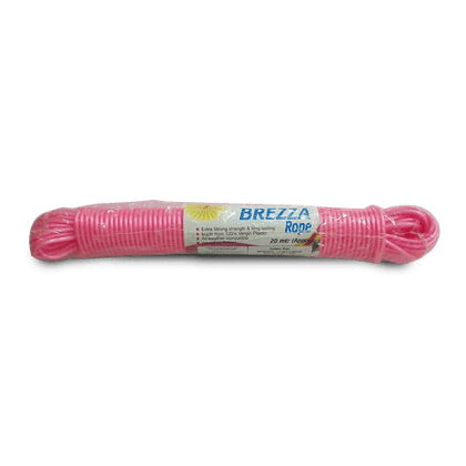 Brezza Extra Strong And Long Lasting 20 Meter Pink Rope, 1 Pc