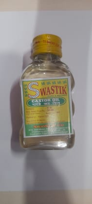 Swastik castor oil bottle