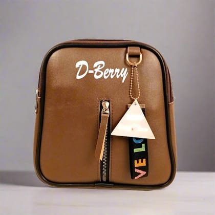 Backpack Bag | Premium PU Leather Casual Pithu Bags | Latest Trendy School & College Bags - For Woman, Girls, Laptop, Office & Gifts-Design 1