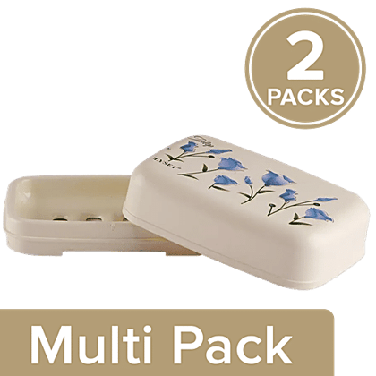 Polyset Flora Printed Plastic Soap - Case Assorted Colour, 2 x 1 pc Multipack