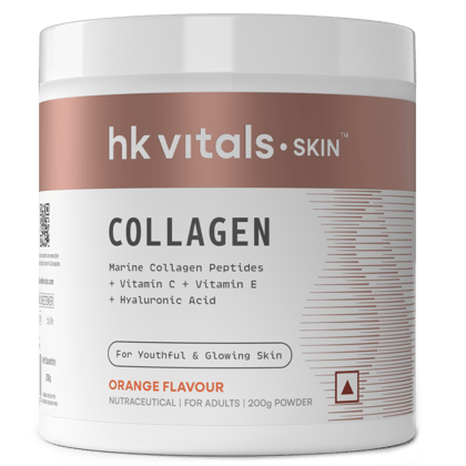 hk vitals Skin Radiance Marine Collagen Supplement (Orange, 200g)