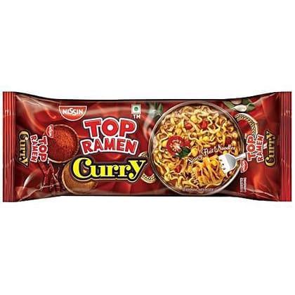 Top Ramen Noodles - Curry Veg, 280 g Pouch