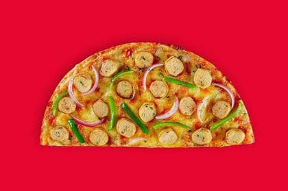 Smoked Chicken Sausage Semizza (Half Pizza)(Serves 1) __ Semizza (Half Pizza)