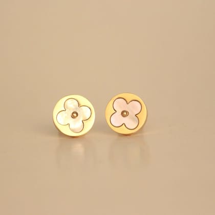 Small Studs Earrings-Round
