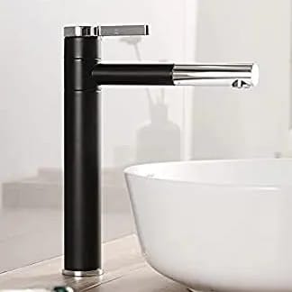 InArt Bathroom Single Lever Hole Basin Mixer Brass Basin High Neck Long Body Sink Faucet HNBF035