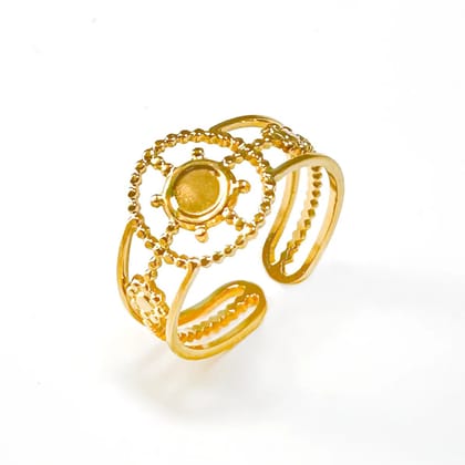 Aza 18K Gold Plated Ring