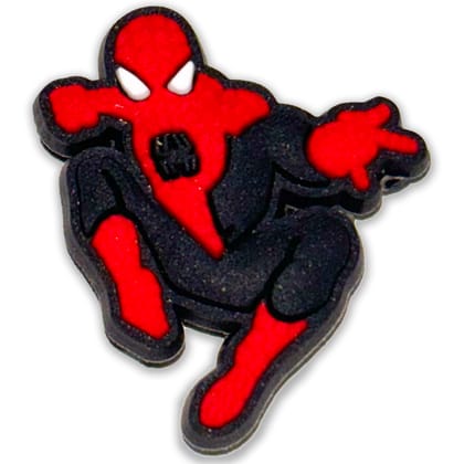 Spiderman Shoe Charm: Swing into Style with Spidey Flair!