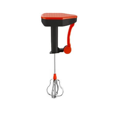 Power Free Blender |Manual Hand Press with SS Blade |Hand Blender Beater for Coffee, Cream, Egg, Milkshake, Lassi