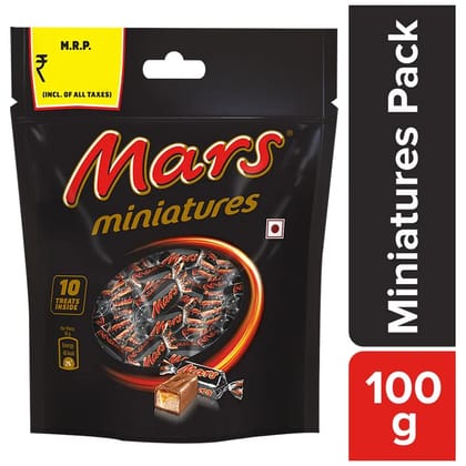 Mars Nougat & Caramel Filled Chocolates - Miniatures, 130gm