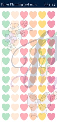 Heart 1 Sticker Sheet-Glossy