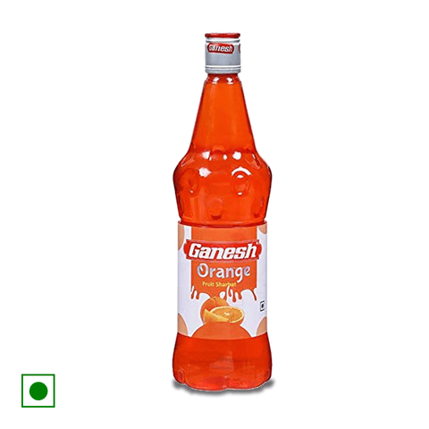 Ganesh Orange Fruit Sharbat, 1 L Bottle