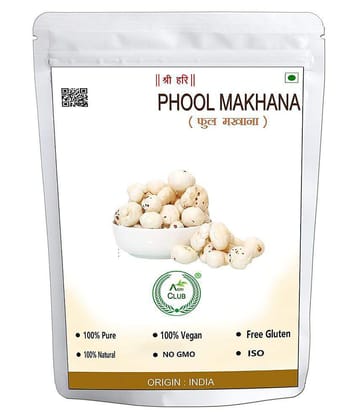 AGRI CLUB Lotus Seeds Pop /Gorgon Nut Puffed Kernel (Makhana) 1 kg