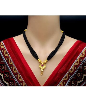 Soni jewellery - Golden Mangalsutra ( Pack of 1 ) - Golden