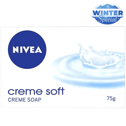 Nivea Creme Soft Soap, Enriched With Almond Oil, Ph Balanced, 75 G(Savers Retail)
