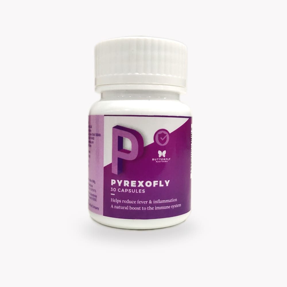Pyrexofly - Medicine for Fever and Body Pain-1 Unit - 30 Capsules