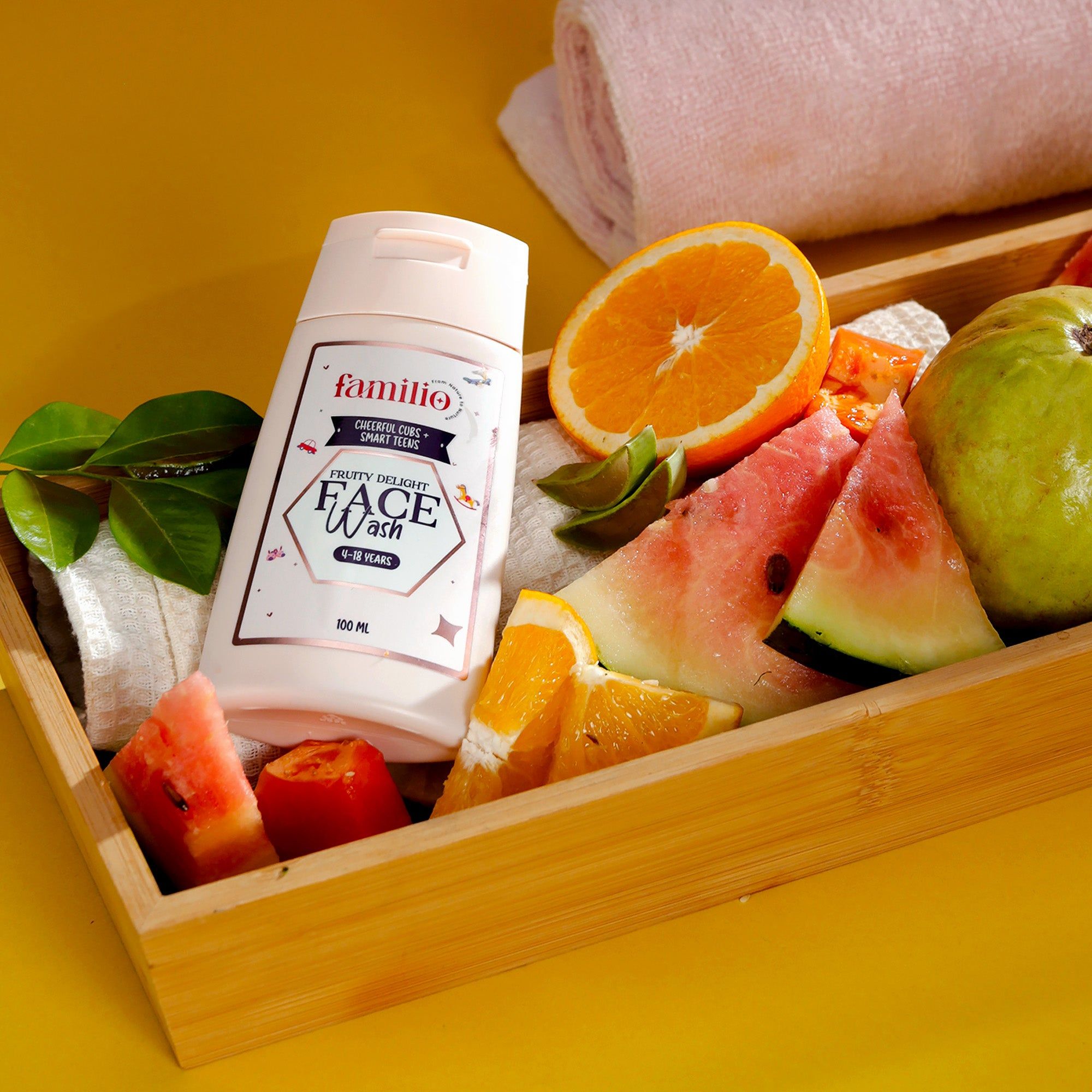 Fruity Delight Face Wash for the Delicate Kid's Skin-30 Days Pack
