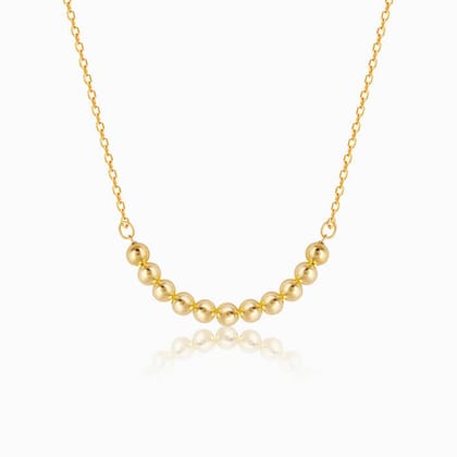 Golden Dewdrops Necklace