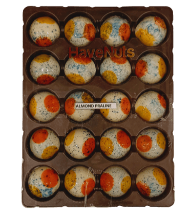 Havenuts Premium Chocolates - Almond Praline Marbles (Pack of 20)