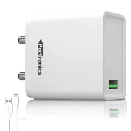 PORTRONICS POR-1104 ADAPTO ONE POWER ADAPTER (Color - White) by ZALANI COLLECTION NX