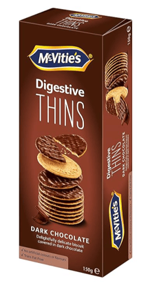 McVities Digestive Thins Dark Biscuit