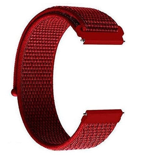Red Nylon Strap For Smart Watch 22mm-Fire-Boltt Ninja