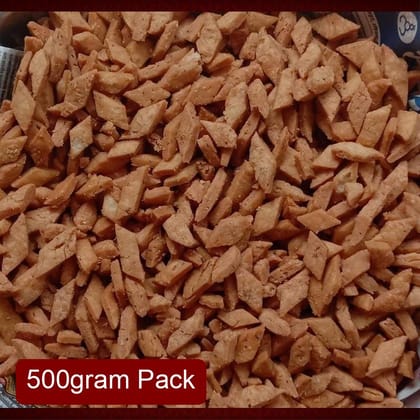 Samarth Khare Shankarpali (500g) | Crispy Savory Diamond Cuts | Traditional Indian Tea-time Snack