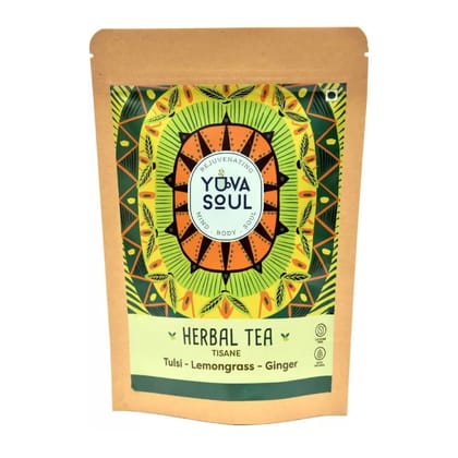 YUVA SOUL Tulsi - Lemongrass - Ginger Tea - 75 Gms