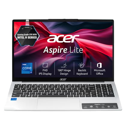 acer Aspire Lite 13th Gen, Intel Core i7-13620H, Office 2024 + M365 Basic, 16GB RAM/512GB SSD, 39.62cm 15.6" FHD IPS Display, Win 11 Home, Pure Silver, 1.7kg,AL15-52H, Backlit kB, Thin & Light Laptop acer Aspire Lite 13th Gen, Intel Core i7-13620H, Offic acer Aspire Lite 13th Gen, Intel Core i7-13620H, Office 2024 + M365 Basic, 16GB RAM/512GB SSD, 39.62cm 15.6" FHD IPS Display, Win 11 Home, Pure Silver, 1.7kg,AL15-52H, Backlit kB, Thin & Light Laptop acer Aspire Lite 13th Gen, Intel Core i7-13620H, Offic