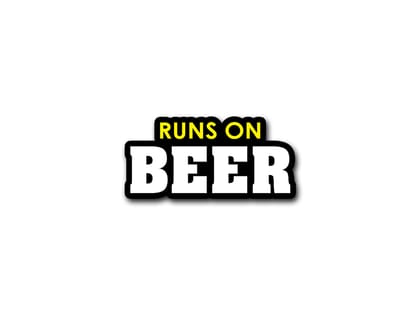 Runs on Beer | Sticker