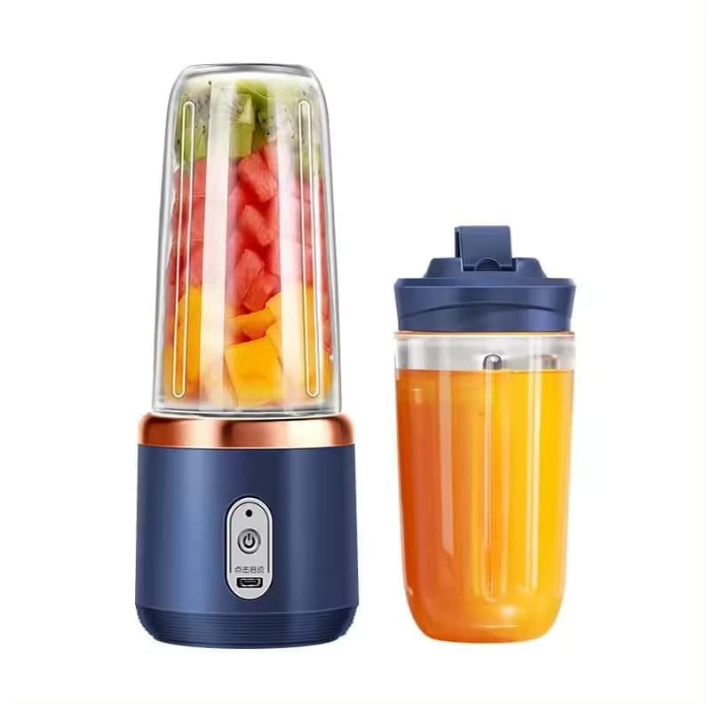 Juicer Machine With 1800 mAh Rechargeable Battery-Smoothie Blender With Built In 400 ML Jar